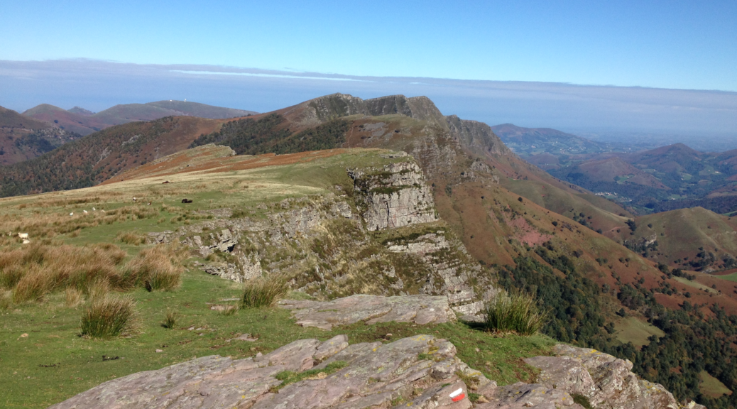 Iparla ridge from Ispeguey - Walks in the Basque country